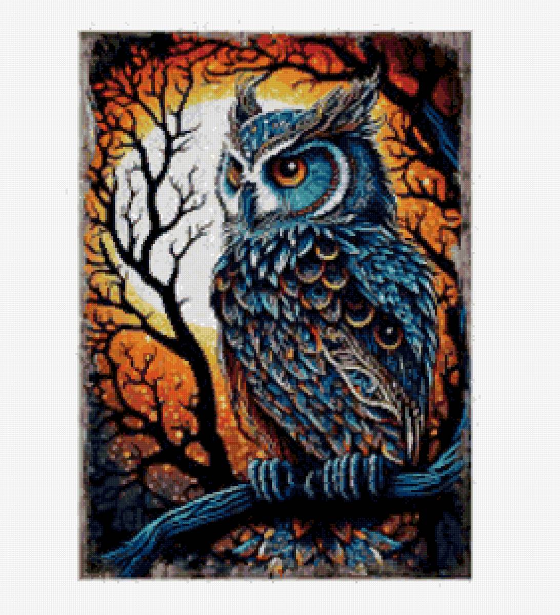 Мудрость леса - сова - предпросмотр