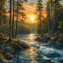 Схема вышивки «Природа»