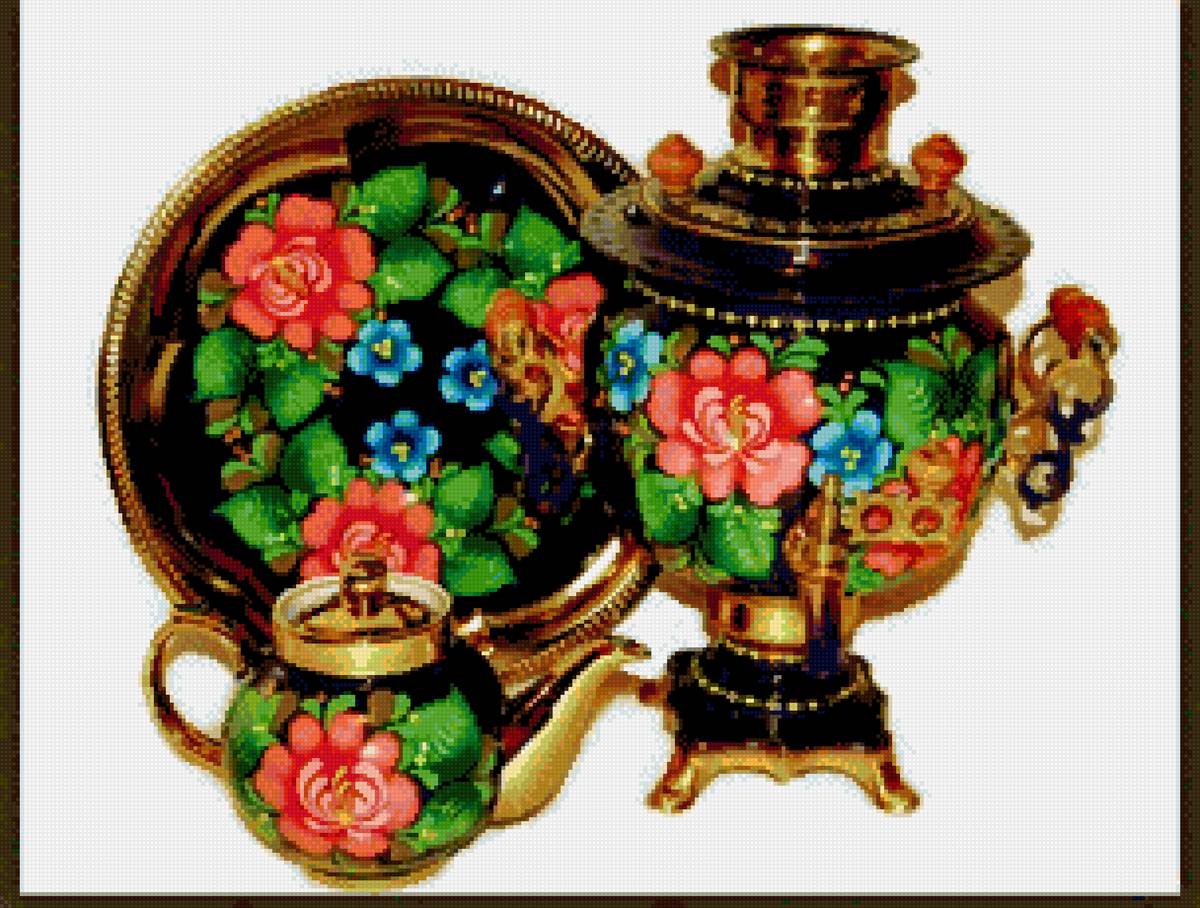 Чай - самовар - предпросмотр