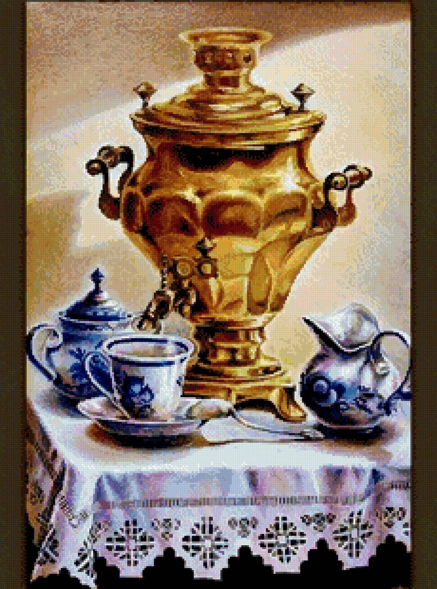 Чай - самовар - предпросмотр