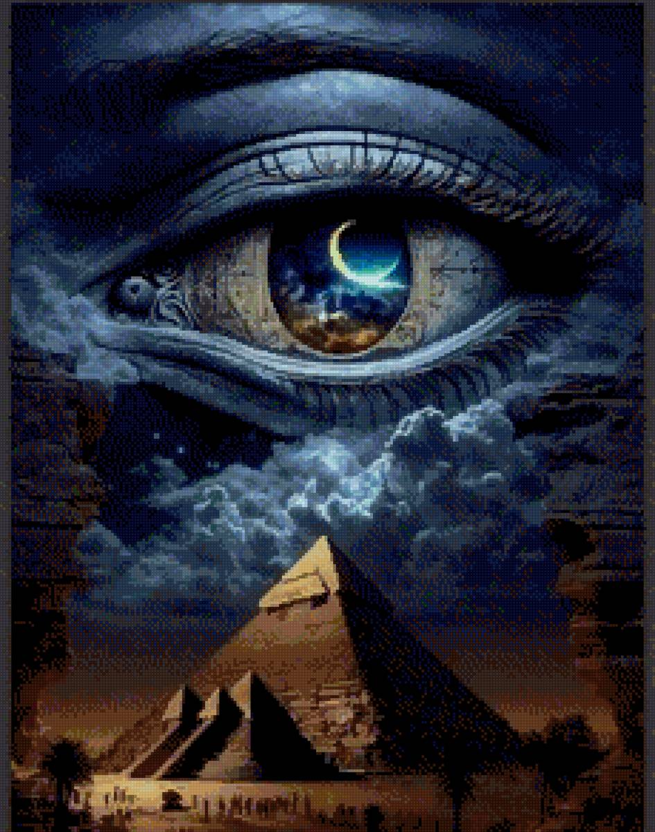 Глаз - пирамида - предпросмотр