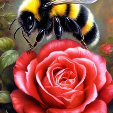 Схема вышивки «оса»