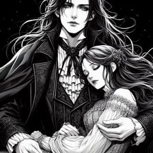 Схема вышивки «Dark Romance»