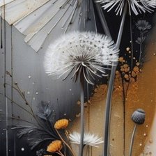 Схема вышивки «Одуванчик»