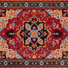 Схема вышивки «ковер»