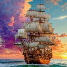 Схема вышивки «Навстречу  мечте»