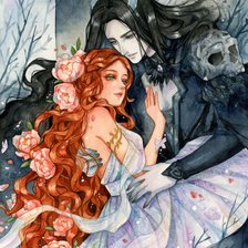 Схема вышивки «Hades and Persephone»