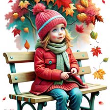 Схема вышивки «девочка»