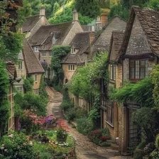 Схема вышивки «Английская деревня»