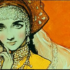 Схема вышивки «Спящая Царевна.»