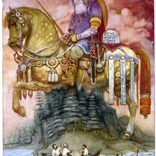 Схема вышивки «Богатырь Святогор.»