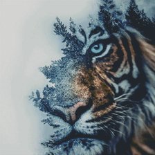 Схема вышивки «Хозяин тайги 2»