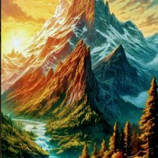 Схема вышивки «Природа»