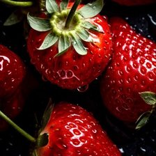 Схема вышивки «клубничка»