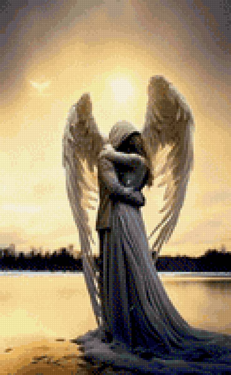 Ангелы - ангел, нежность - предпросмотр