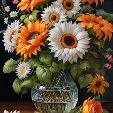 Схема вышивки «Цветы»