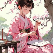 Схема вышивки «Художница»