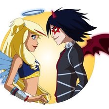 Схема вышивки «Друзья Ангелы»