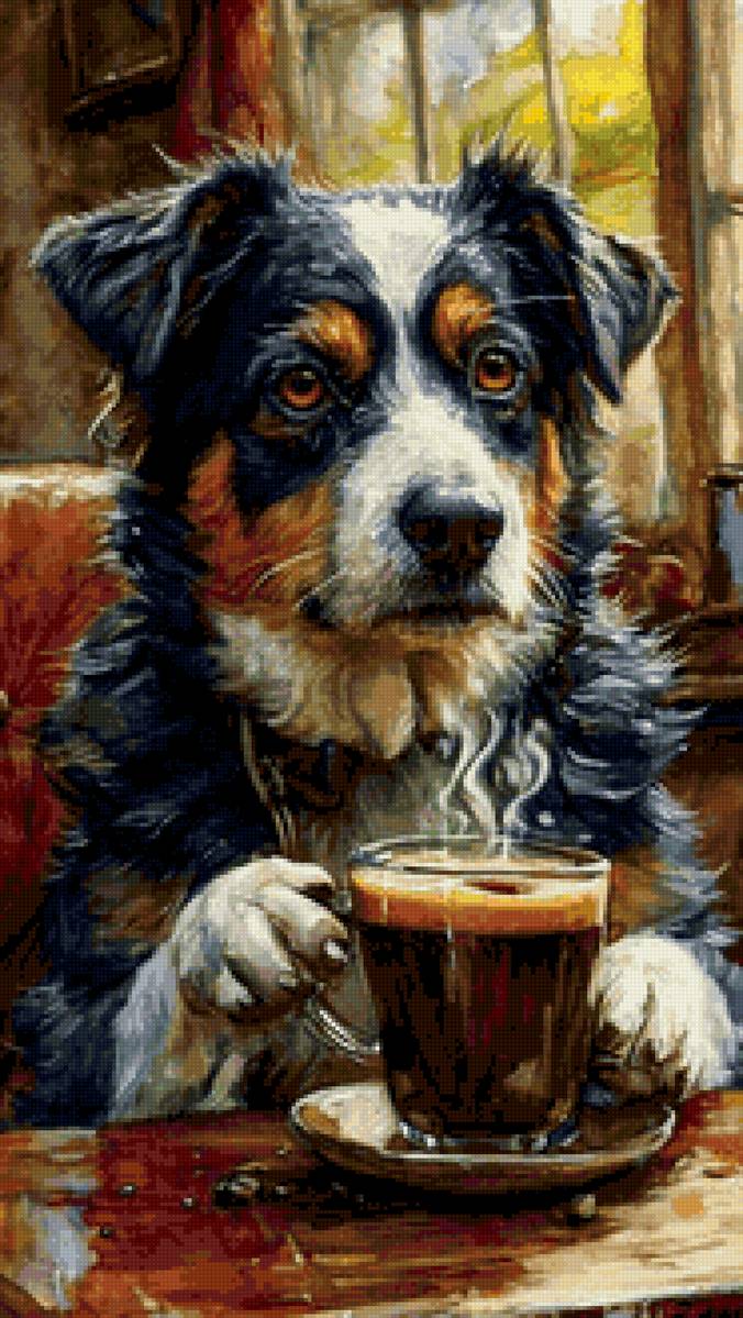 собака - рисунок - предпросмотр