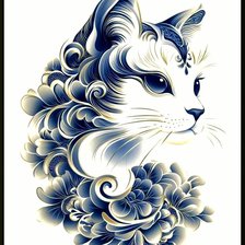 Схема вышивки «Кошки»