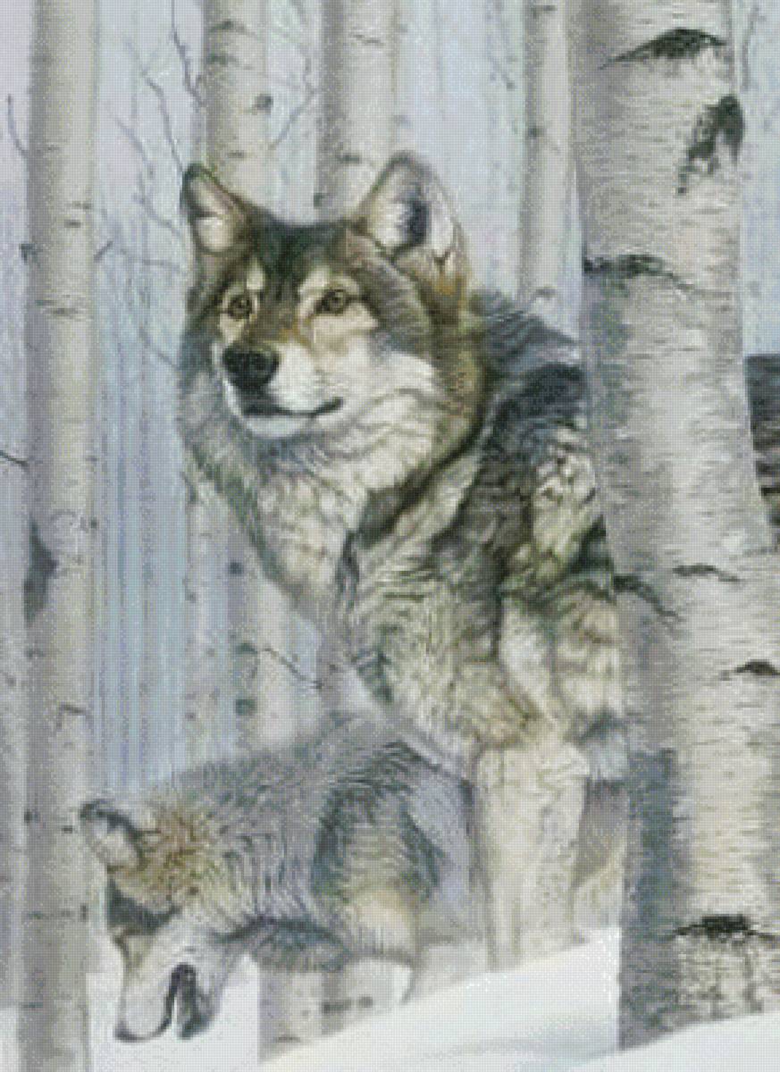 Стражи леса - русские художники - предпросмотр