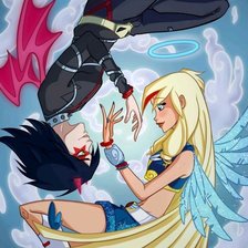 Схема вышивки «Друзья Ангелов»