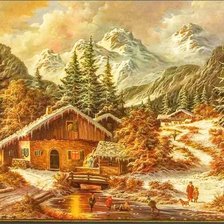 Схема вышивки «Природа»