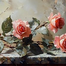 Схема вышивки «Розы»