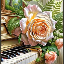 Схема вышивки «Музыка»