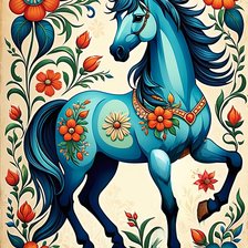 Схема вышивки «Русские узоры»