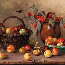 Схема вышивки «Яблоки»