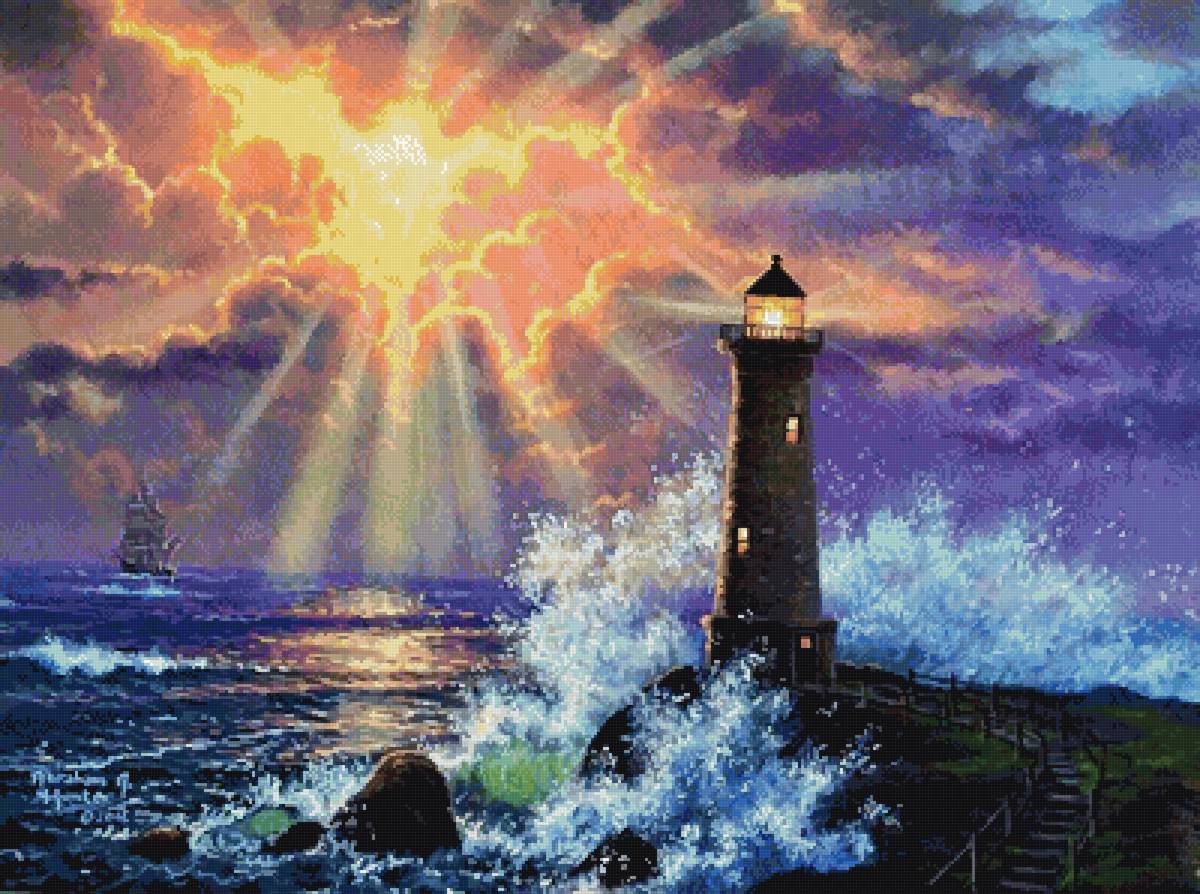 №2863334 - абрахам хантер, природа, море, маяк - предпросмотр