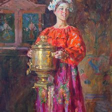 Схема вышивки «Русская красота»