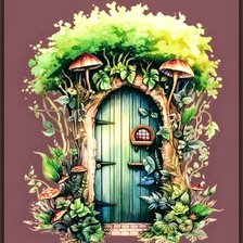 Схема вышивки «Вход»