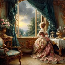 Схема вышивки «в ожидании»