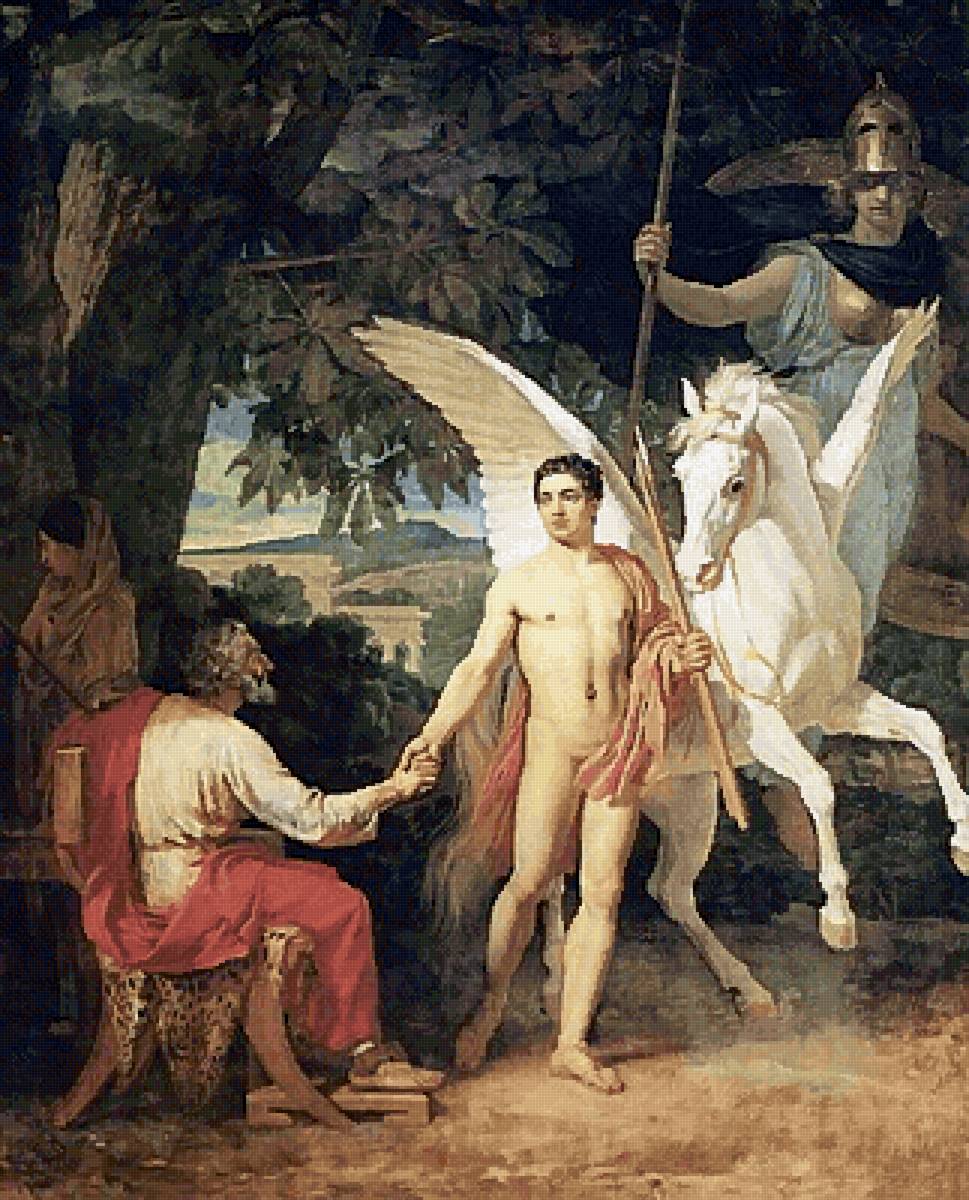 Беллерофонт отправляется в поход против Химеры - картины художников.а.иванов - предпросмотр