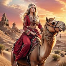 Схема вышивки «Песни пустыни  6»