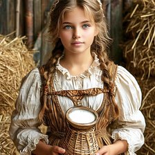 Схема вышивки «Барышня крестьянка»