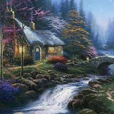 Схема вышивки «Кинкаде. Темный лес.»