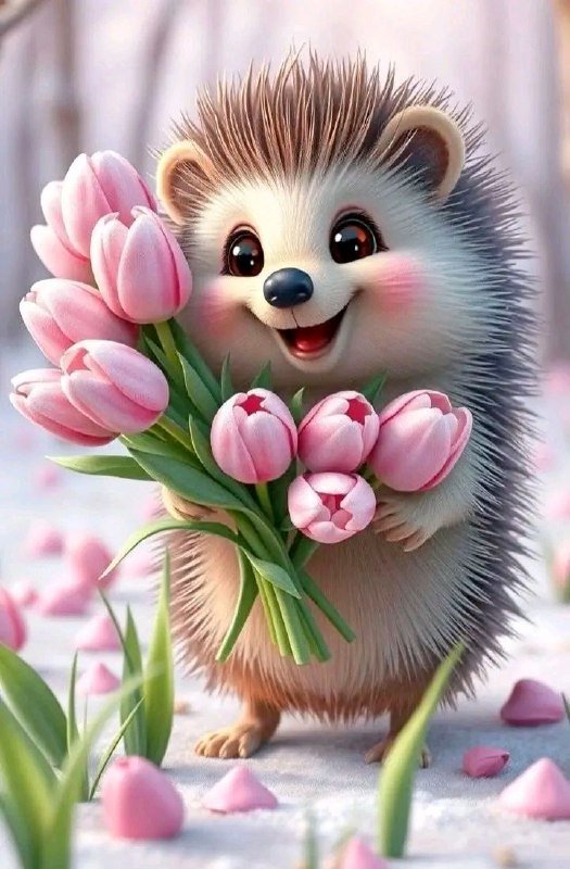 Ежик - весна, ежик - оригинал