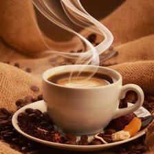 Схема вышивки «Чашка кофе»