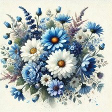 Схема вышивки «цветы»