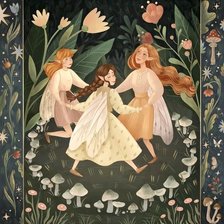 Схема вышивки «круги  фей»