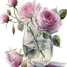 Схема вышивки «Розы»