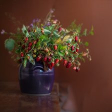 Схема вышивки «Земляника»