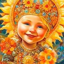 Схема вышивки «Русская красота»