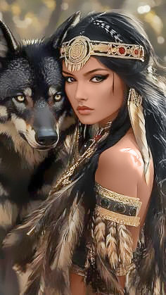 Девушка без адреса - волк, девушка - оригинал