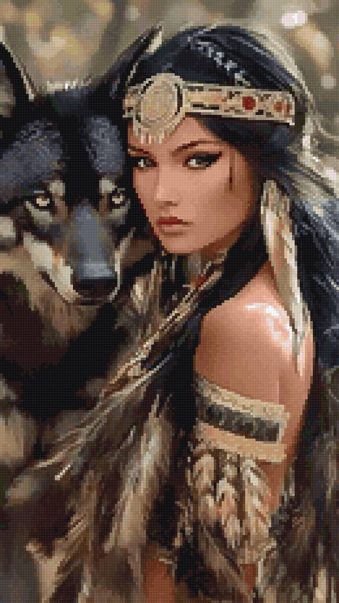 Девушка без адреса - девушка, волк - предпросмотр