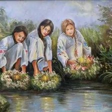 Схема вышивки «Русские праздники. Иван Купала.»