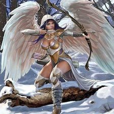 Схема вышивки «Ангел»